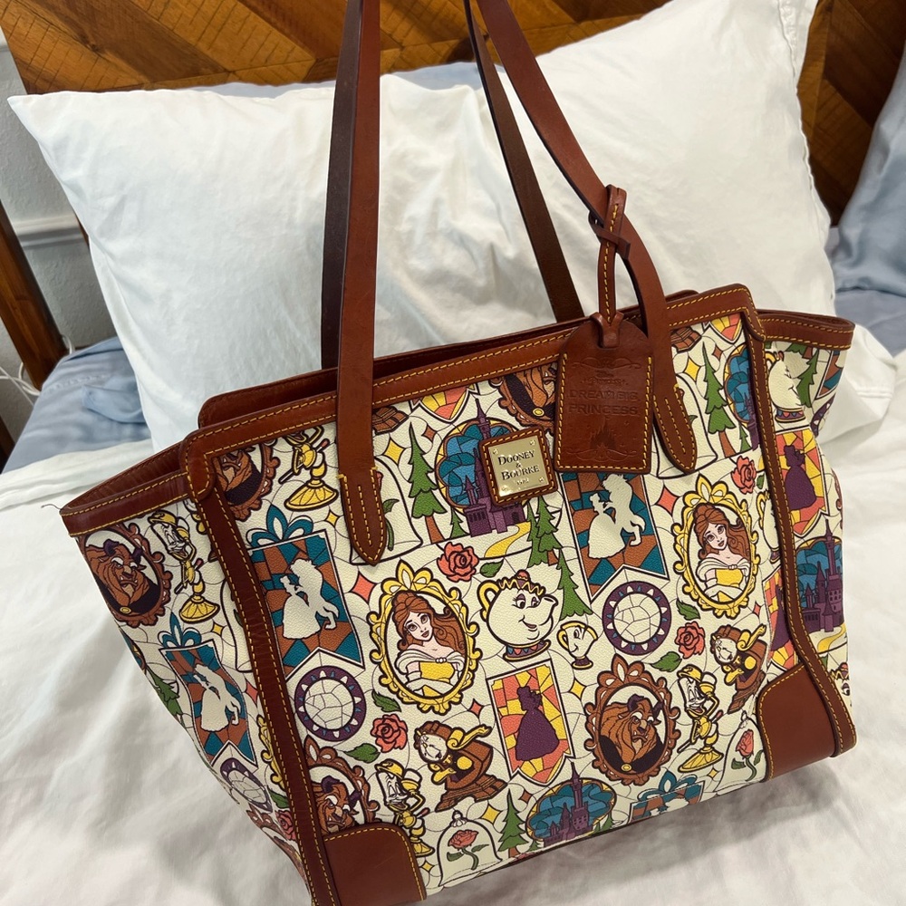 Dooney & Bourke Disney- collectors item Beauty and the Beast Tote